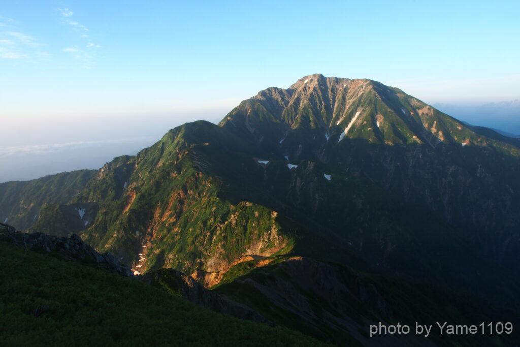 五竜岳の山容