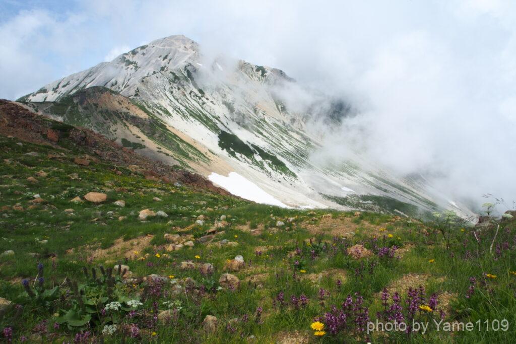 天狗山荘テント場より