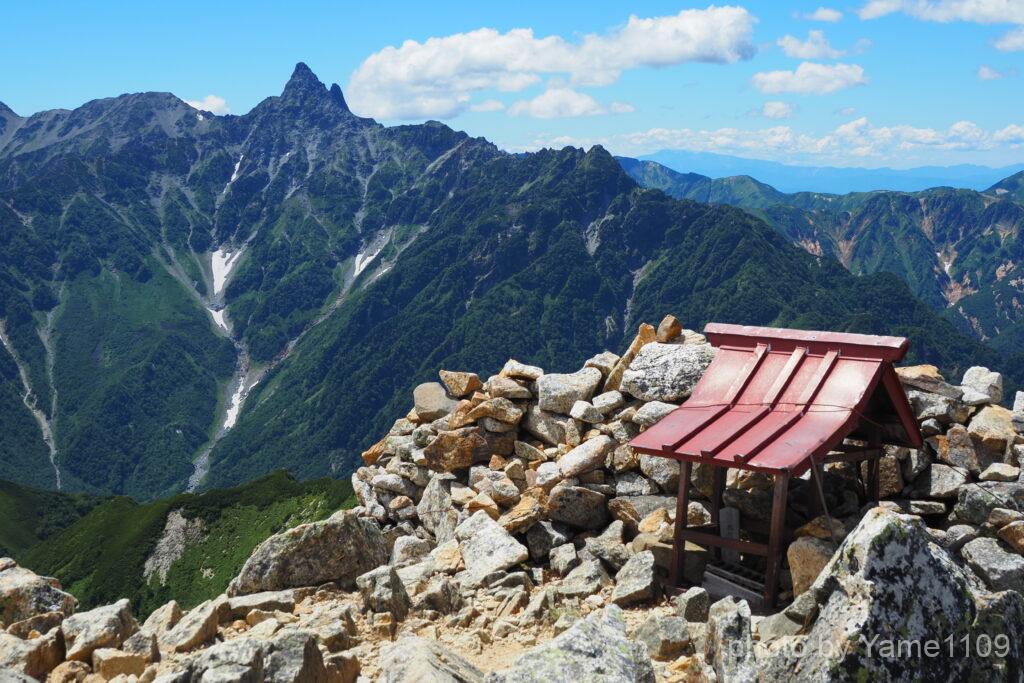 大天井岳 山頂