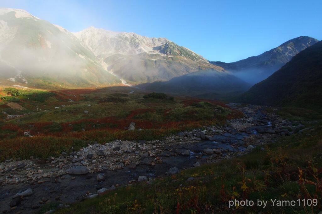 雷鳥沢から立山連峰