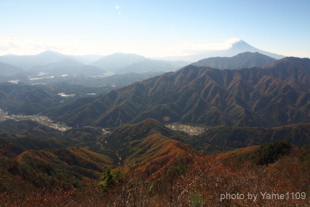滝子山から見た富士山